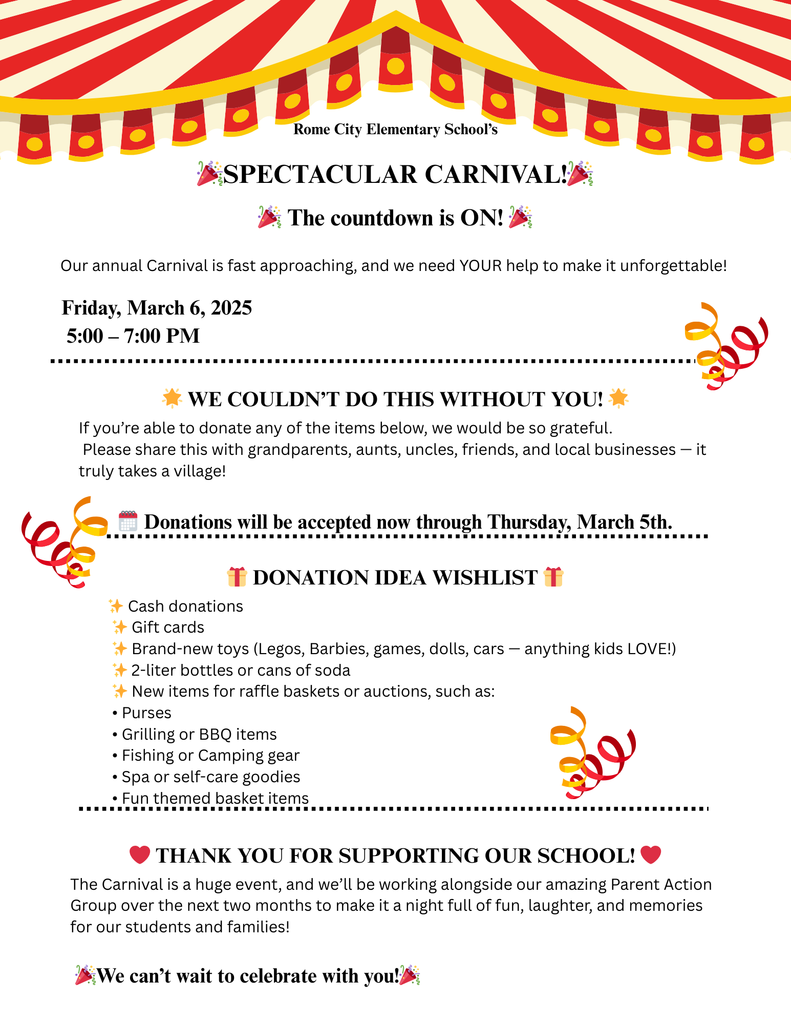Carnival flyer