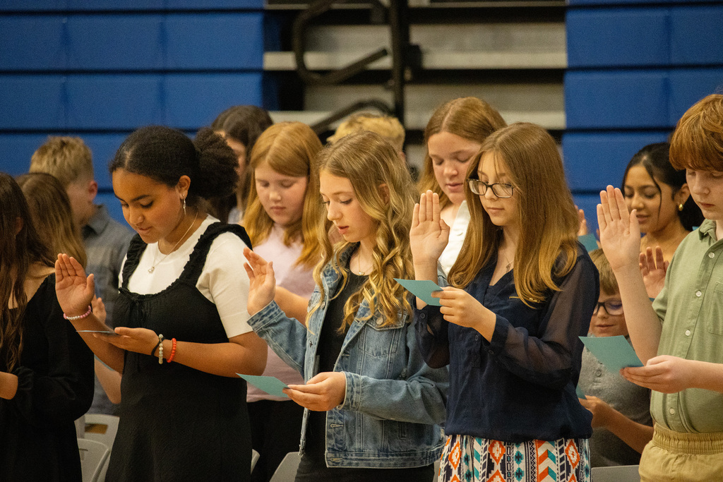 ENMS Honor Society Induction