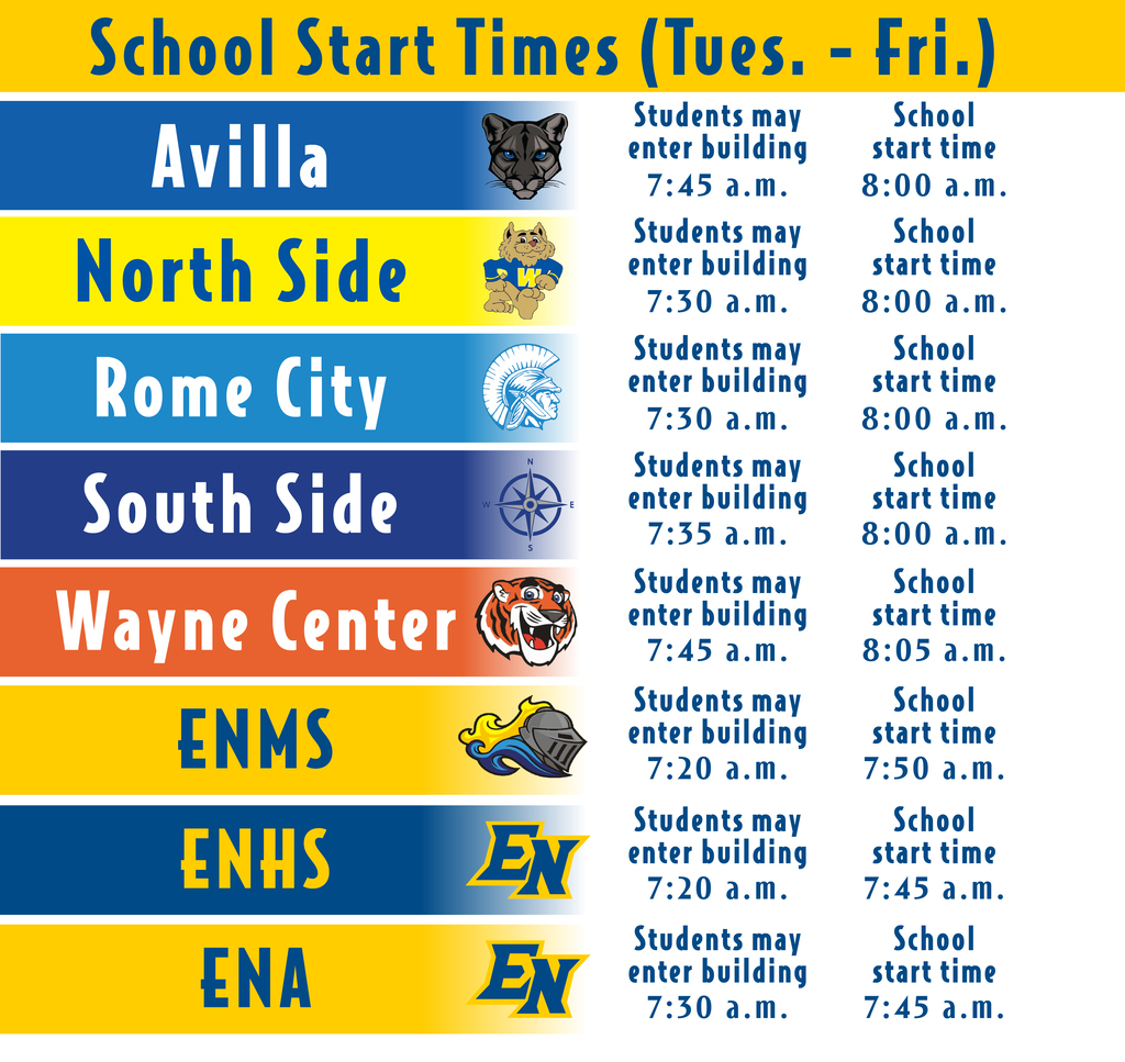 EN Start Times