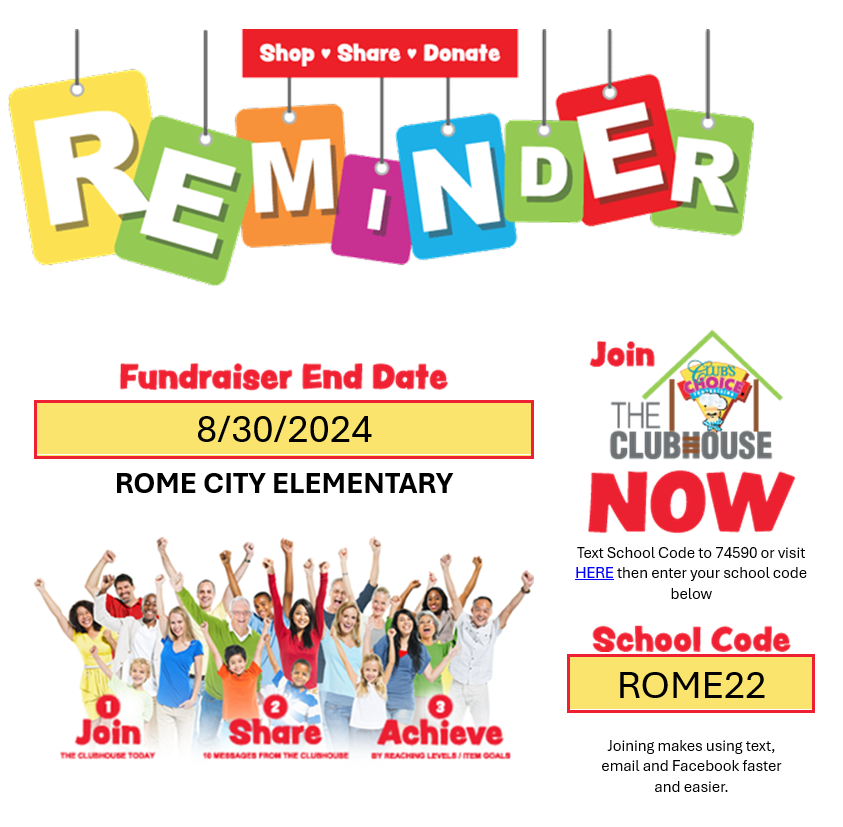 Fundraiser Due Sept 2024