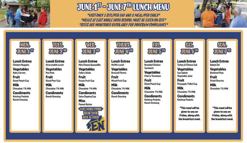 ENSC Summer Meals