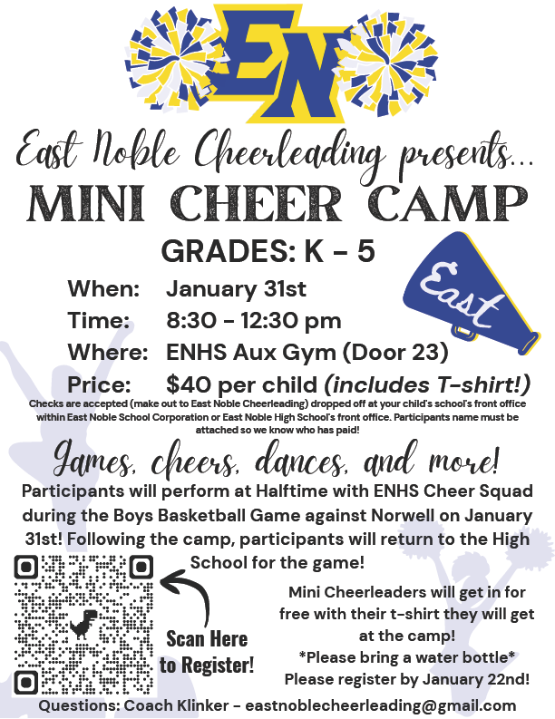 En Mini Cheer Camp details