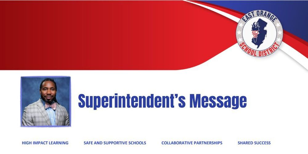 Superintendent's Message - picture of Dr. Christopher Irving