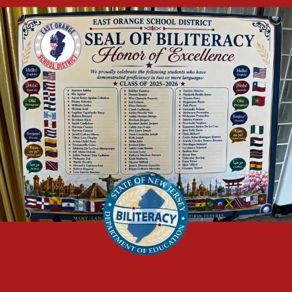 These are the names of our 70 students who received the 2025-2026 Seal of Biliteracy for proficiency in 2 or more languages