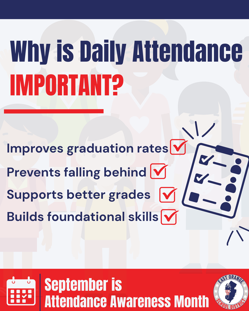 Navy, blue, and red. Why is daily attendance important 