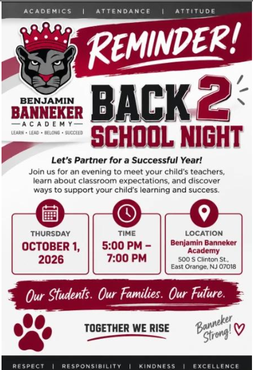 Back to School Night 5pm-7pm