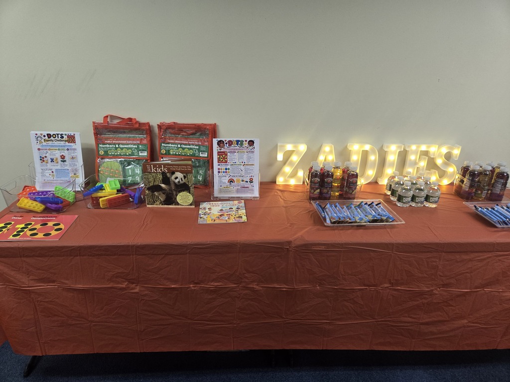full table with books