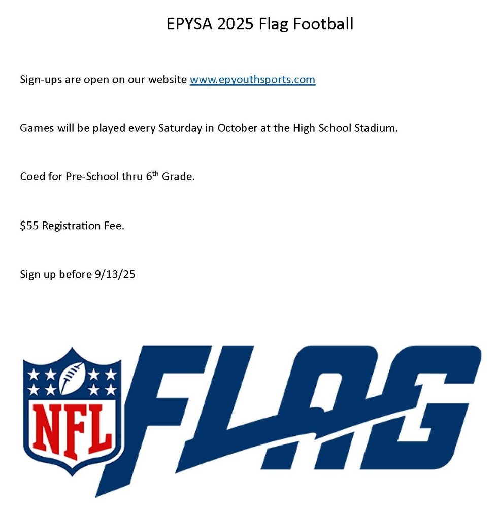 flag football sign up info