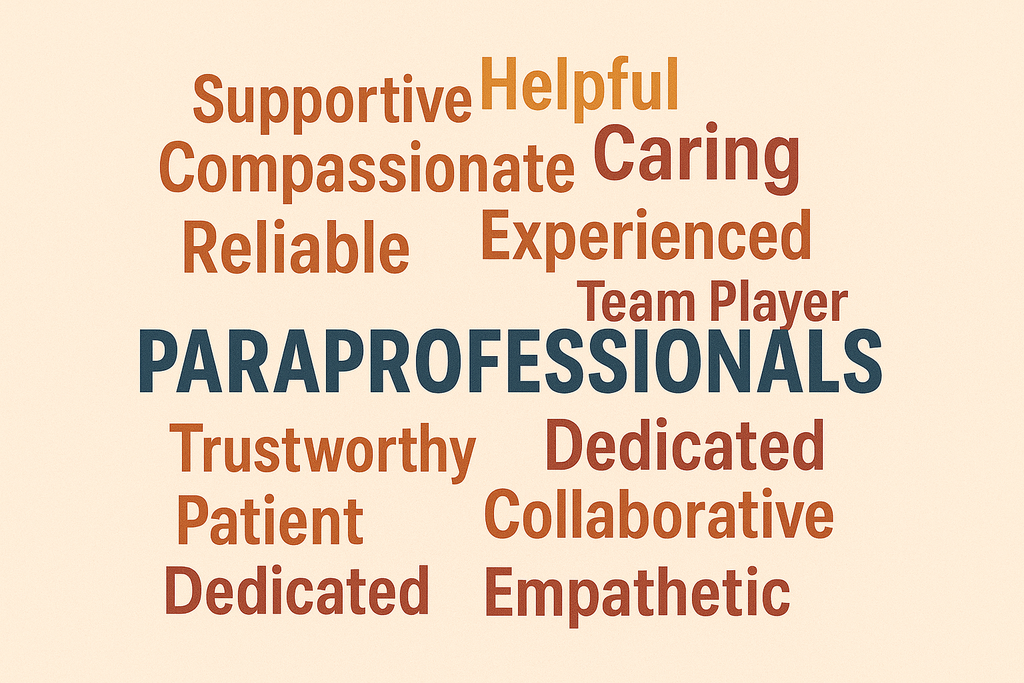 words for paraprofessionals