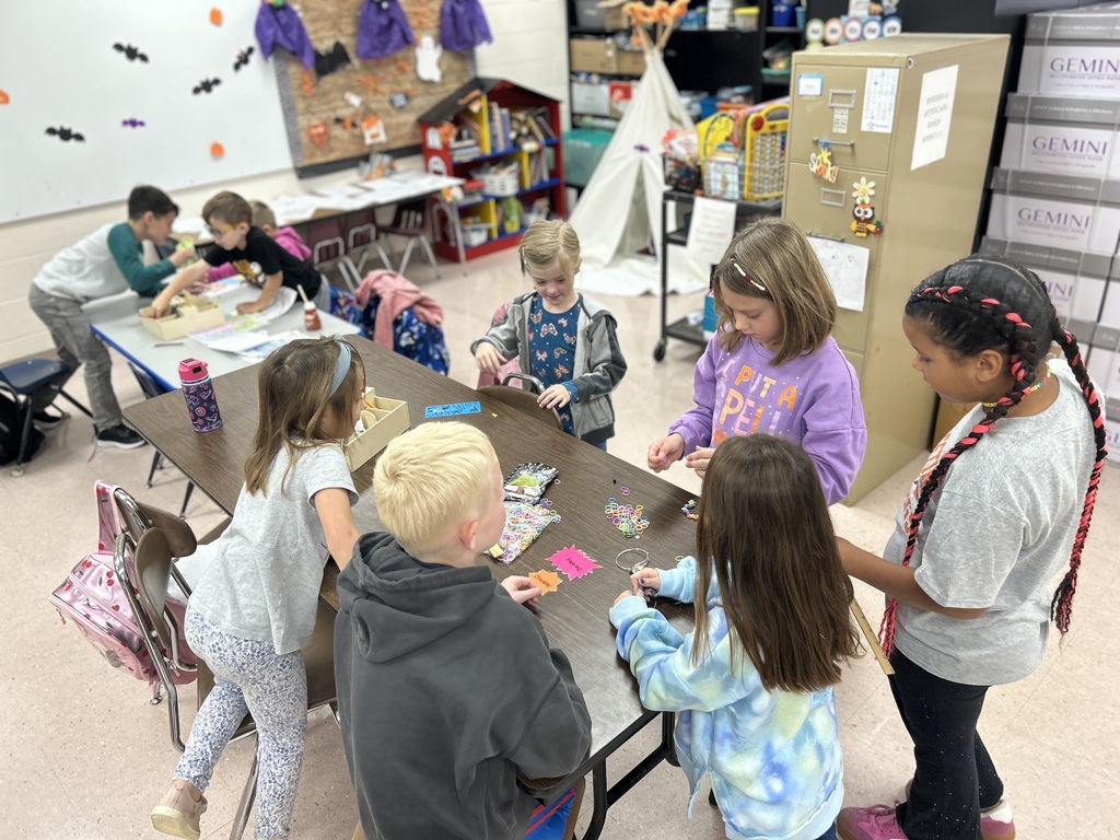 students crafting