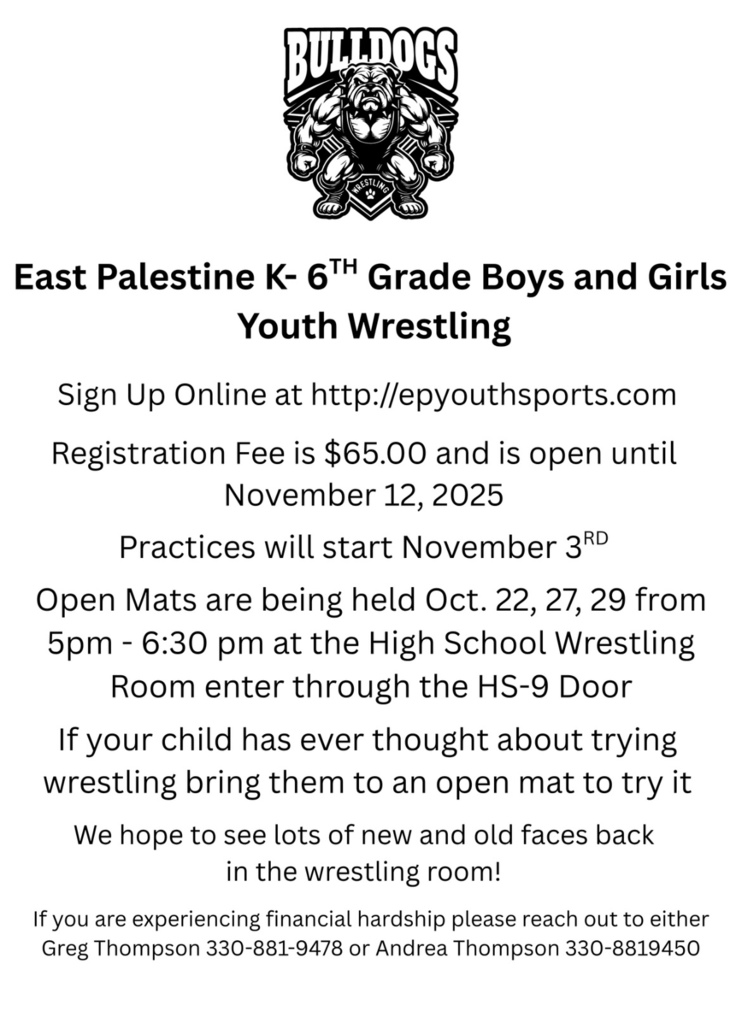youth wrestling flyer