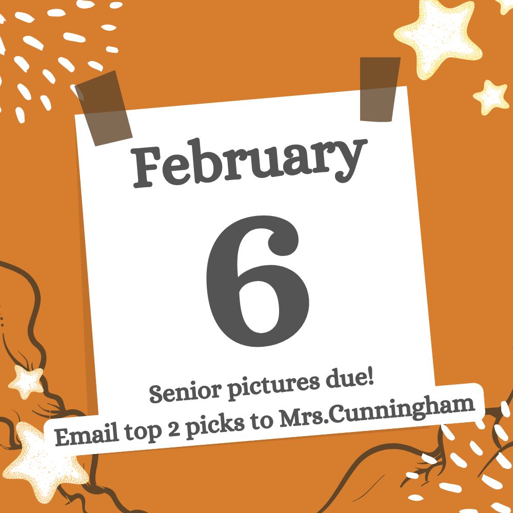 senior picture due date