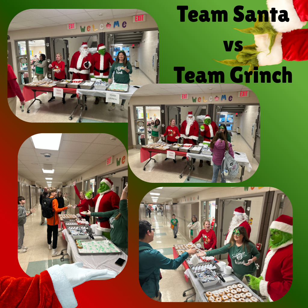 Team Santa vs Team Grinch