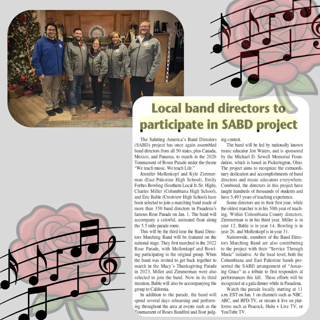 band directors marching in parade