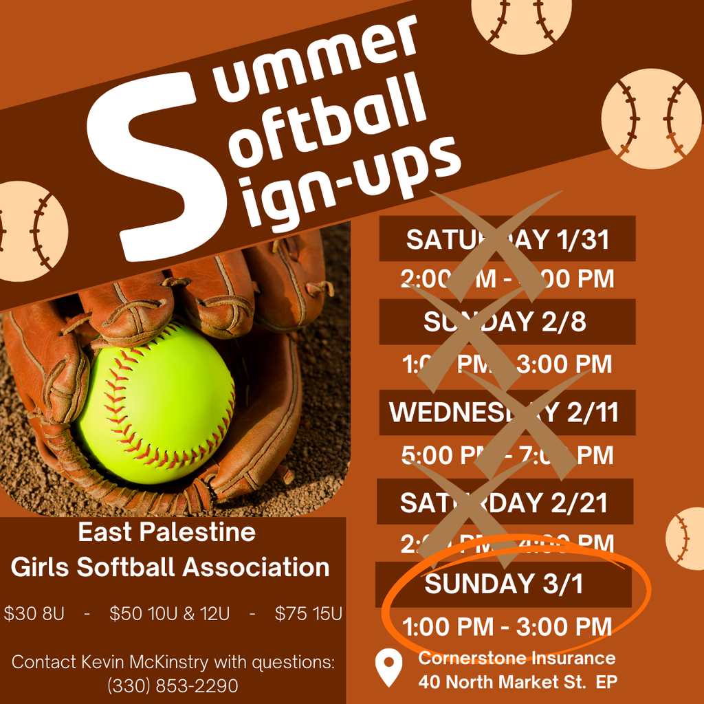 summer softball signup
