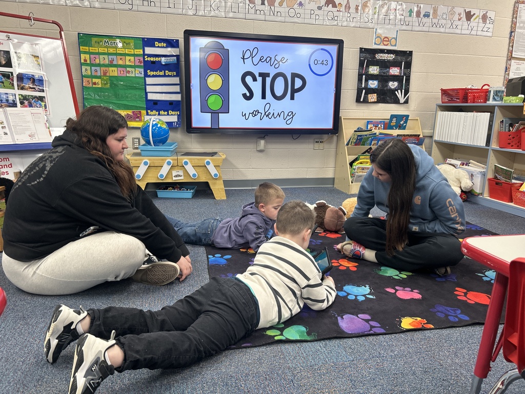 students working together