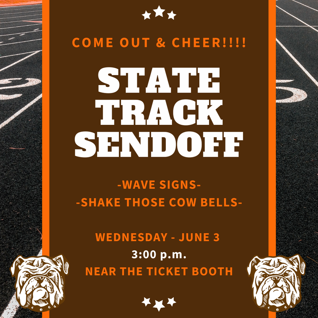 state track sendoff details