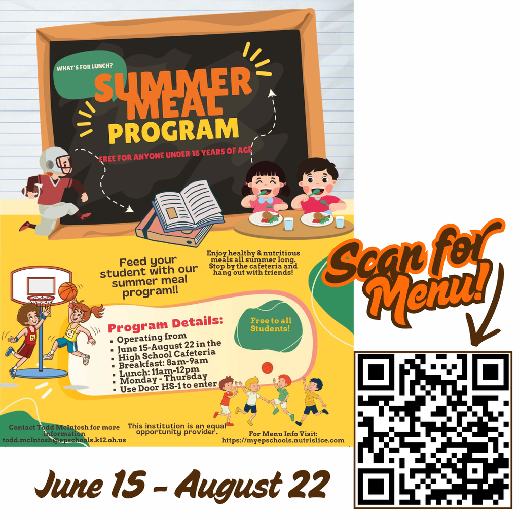 summer meal program flyer