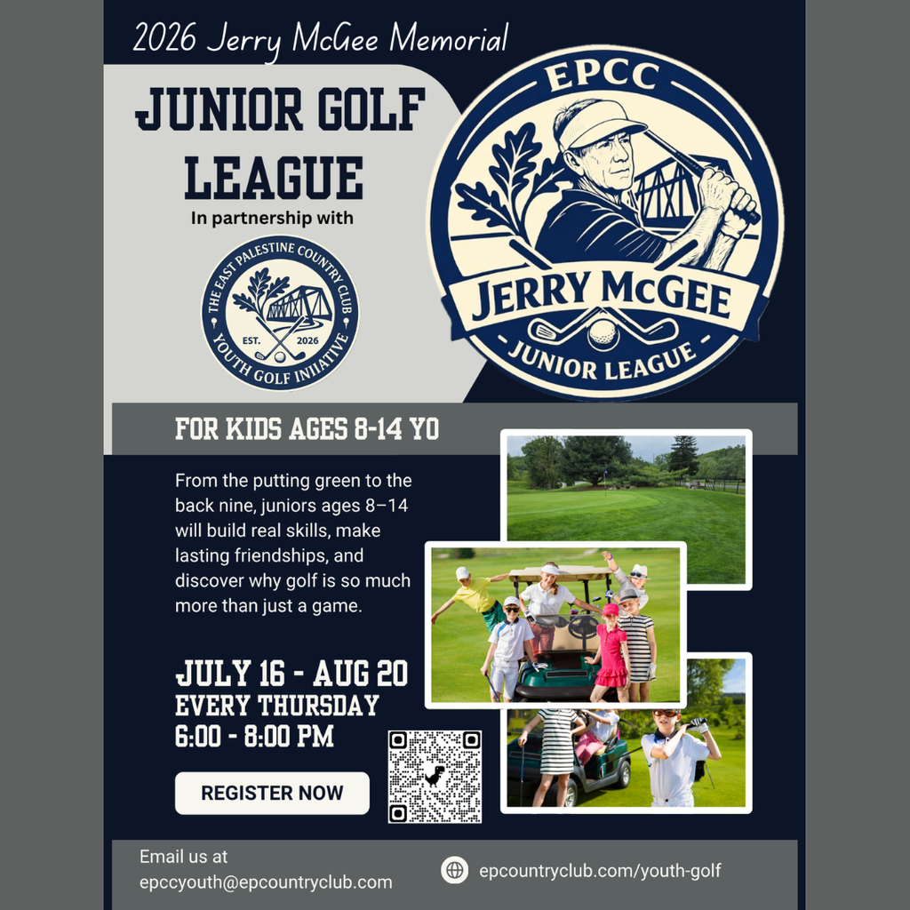 junior golf league flyer