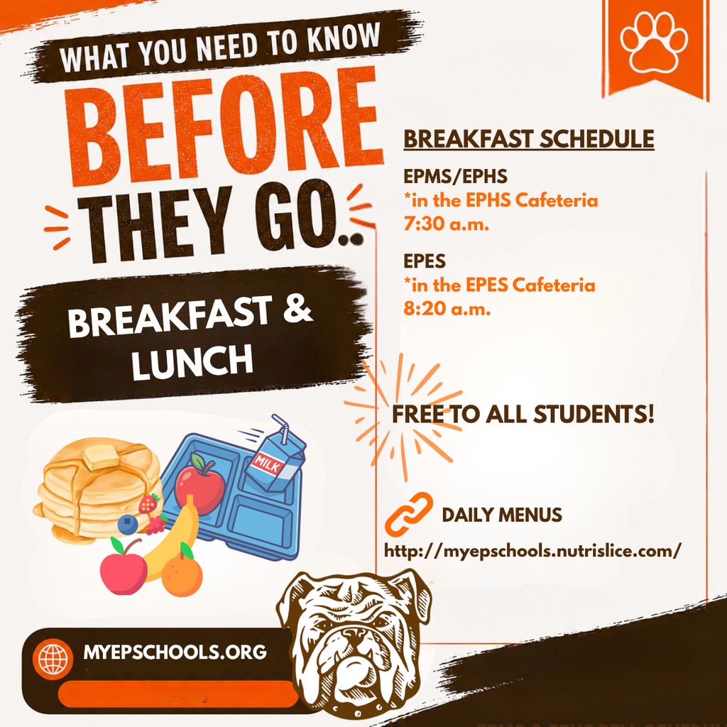 know before you go breakfast and lunch info