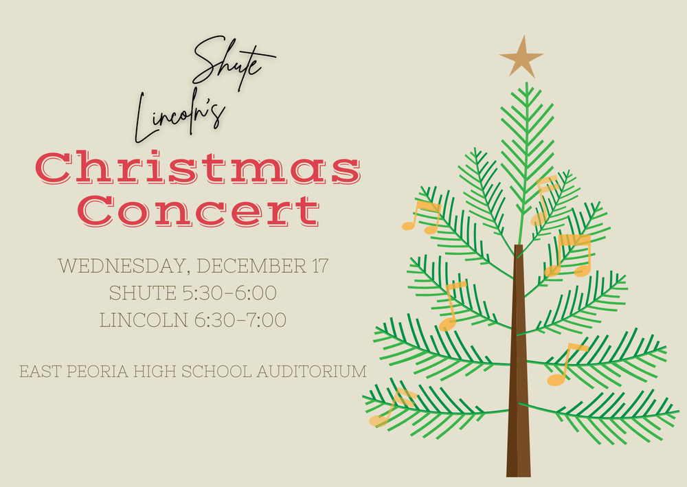 Christmas concert flyer