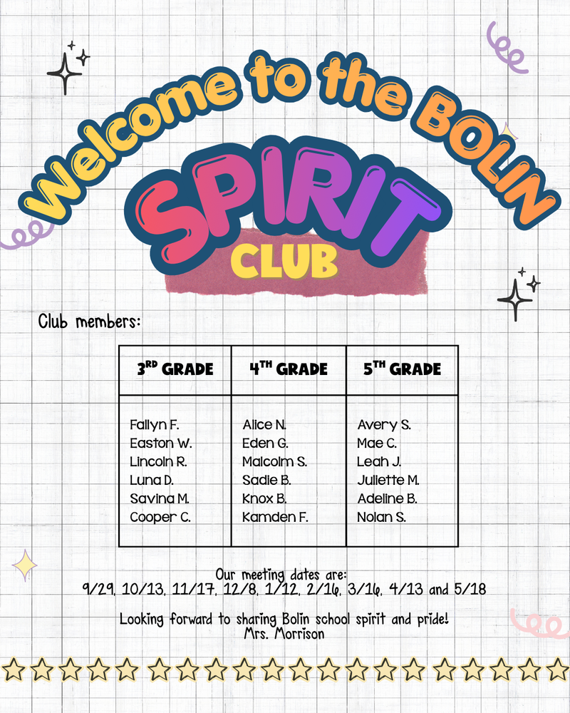 spirit club