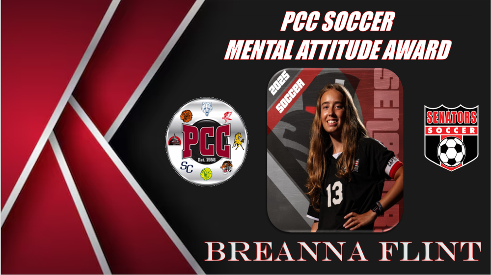 PCC Girls Soccer Mental Attitude Award
