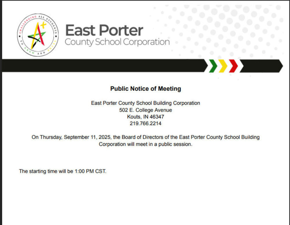 Public Notice of Meeting