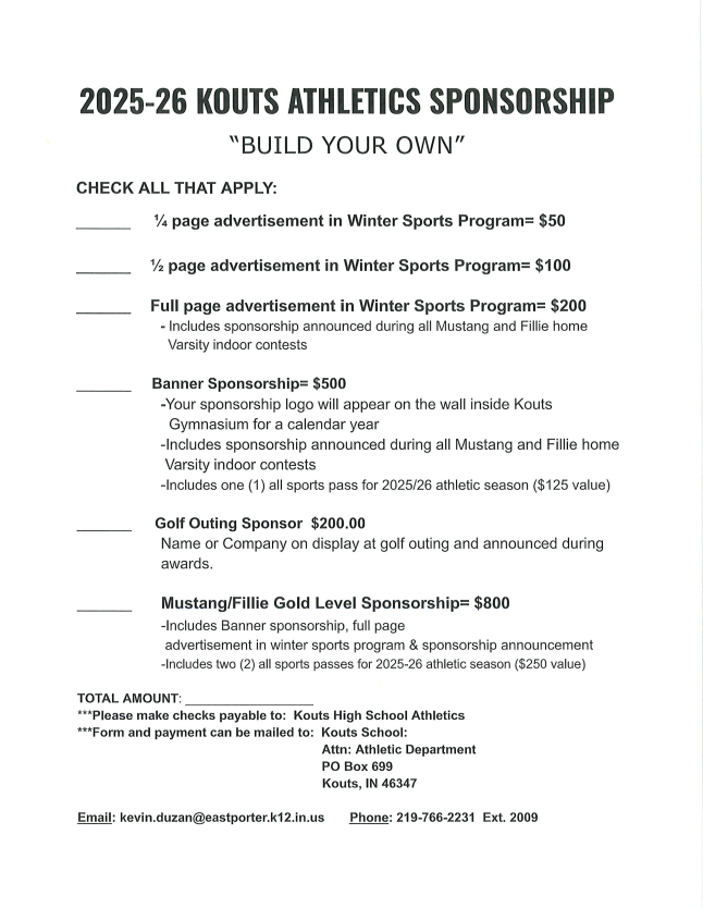 Build Your Own Sponsorship