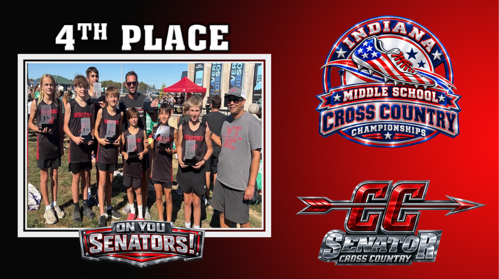MS Boys Cross-Country 4th in State