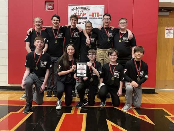 2026 WTMS Academic Invitational Champions