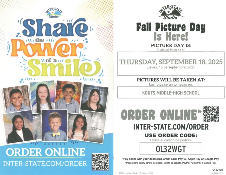KMHS School Picture Information