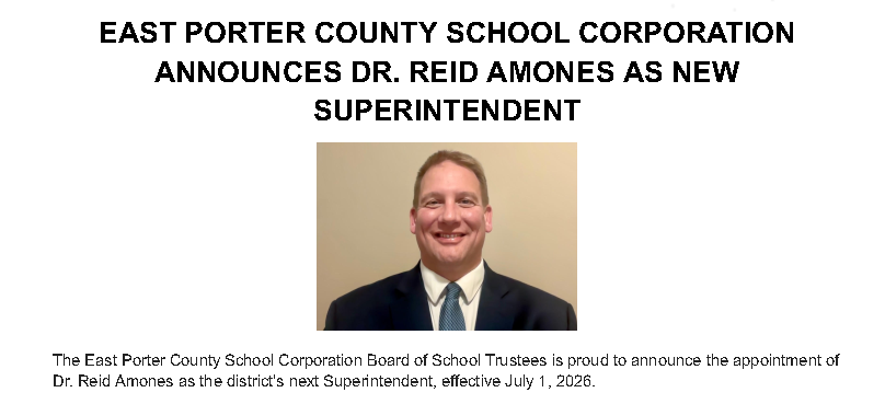 Announcement of new superintendent 