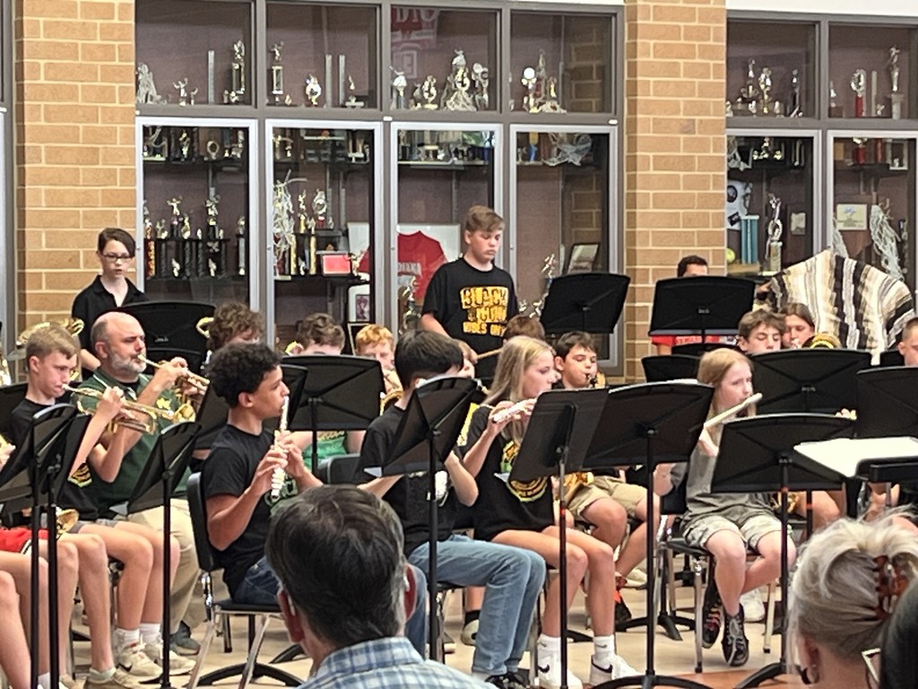 Kouts band teacher directing