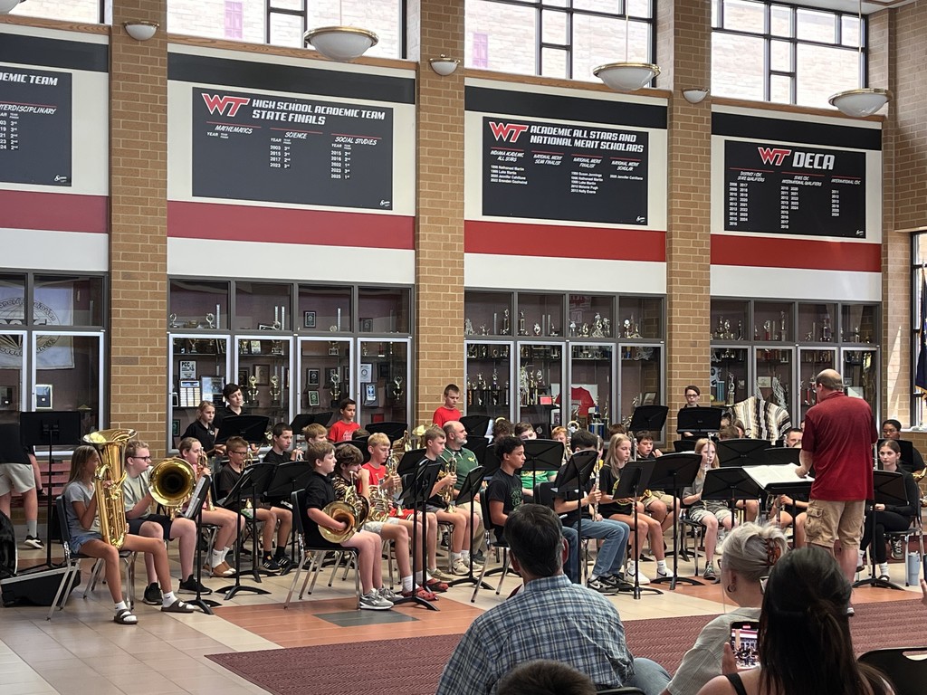 WT band teacher directing