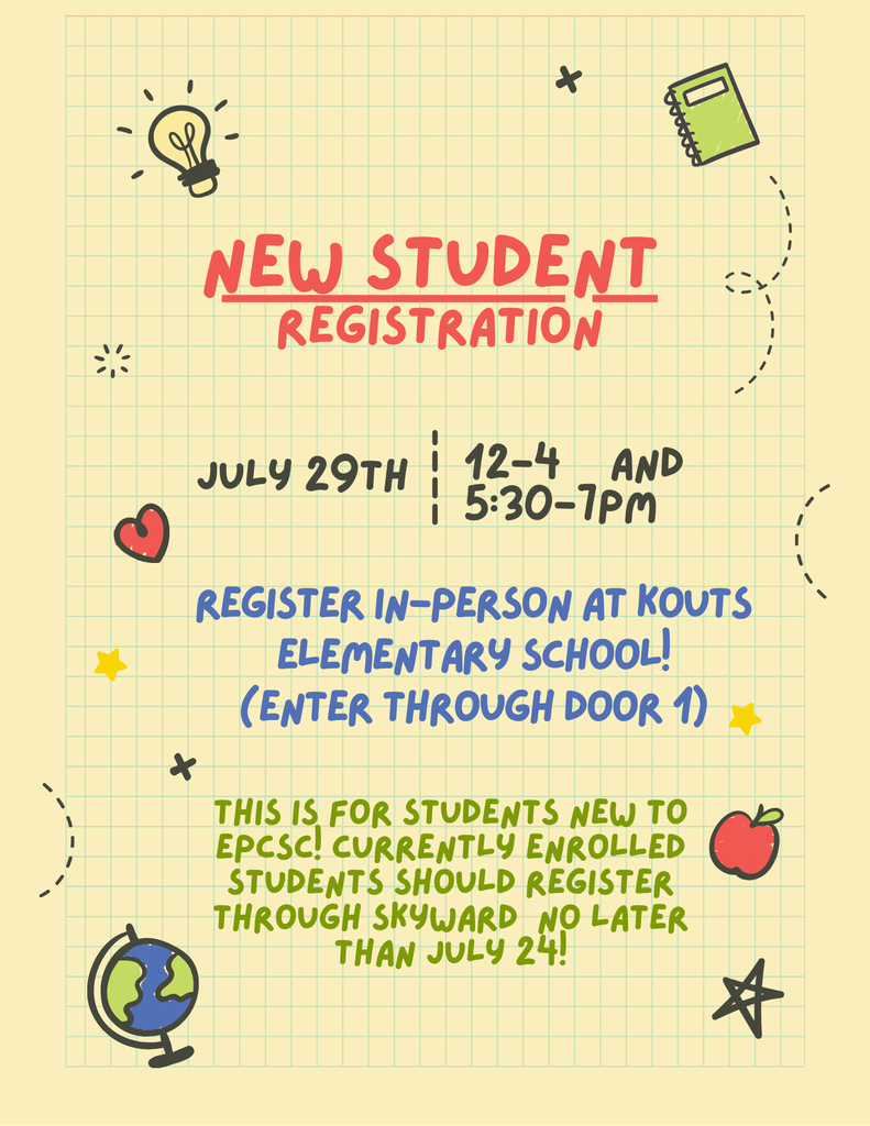 New student Registration