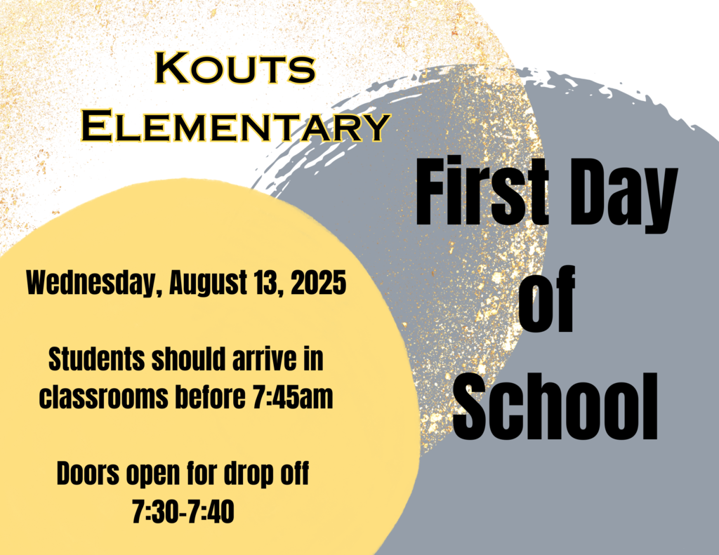 First Day of School Flyer