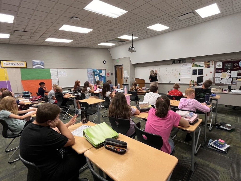 Classroom of students