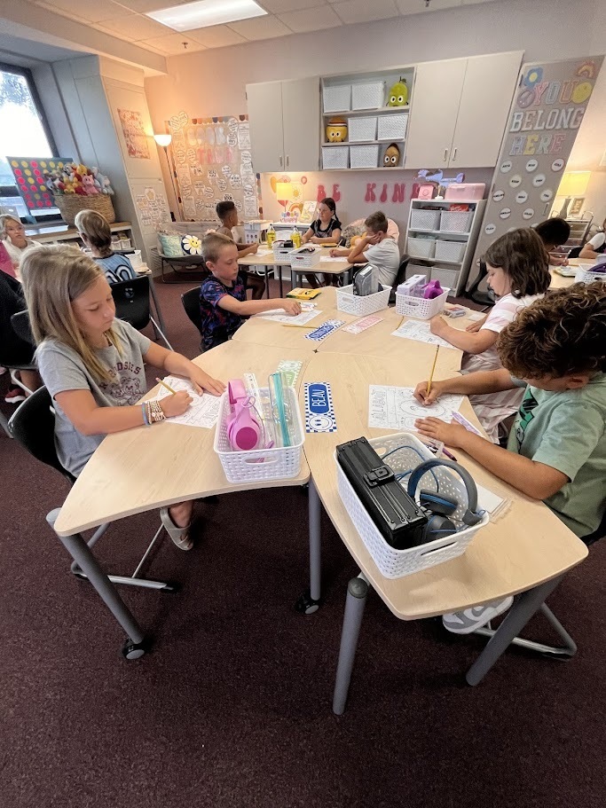 Classroom of students