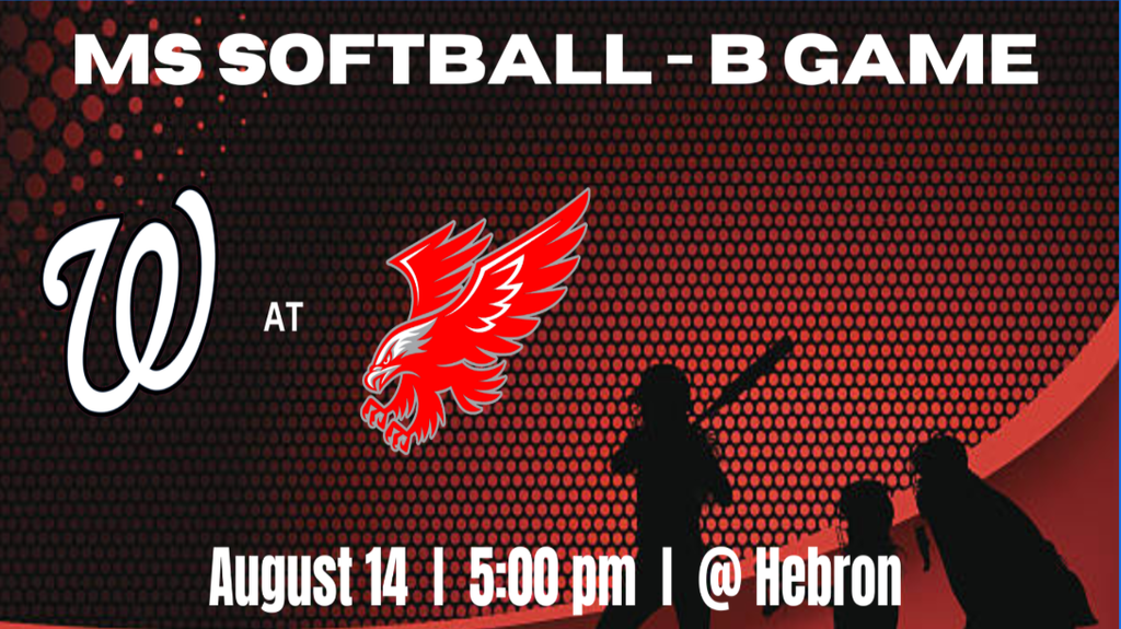 Girls Softball B Team vs Hebron