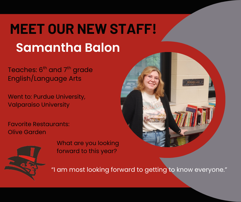 New Staff Samantha Balon