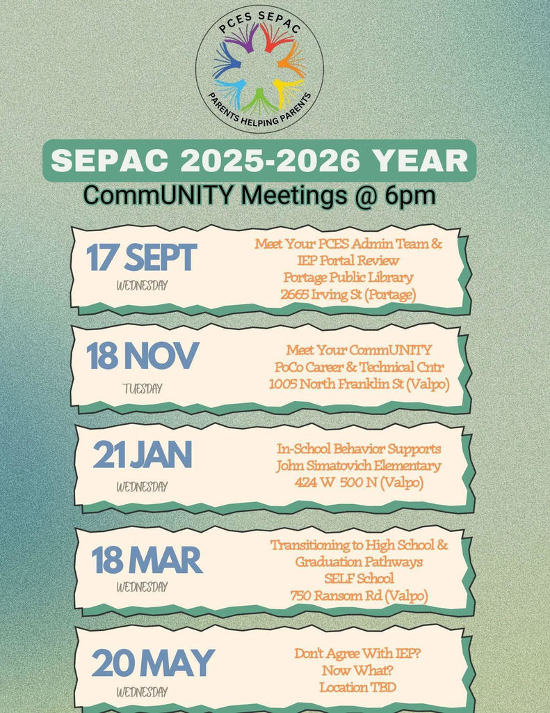 SEPAC Community Meetings