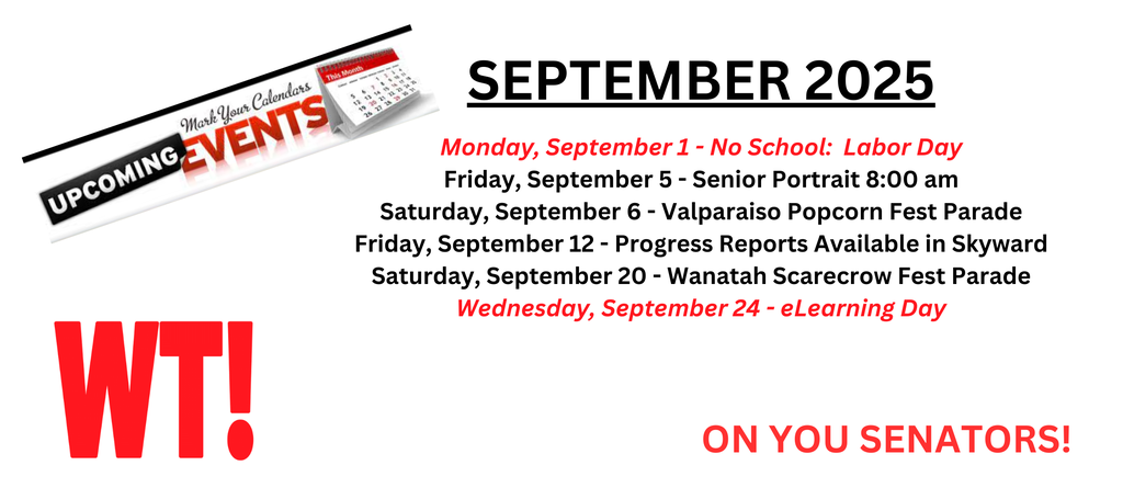 September Upcoming Events