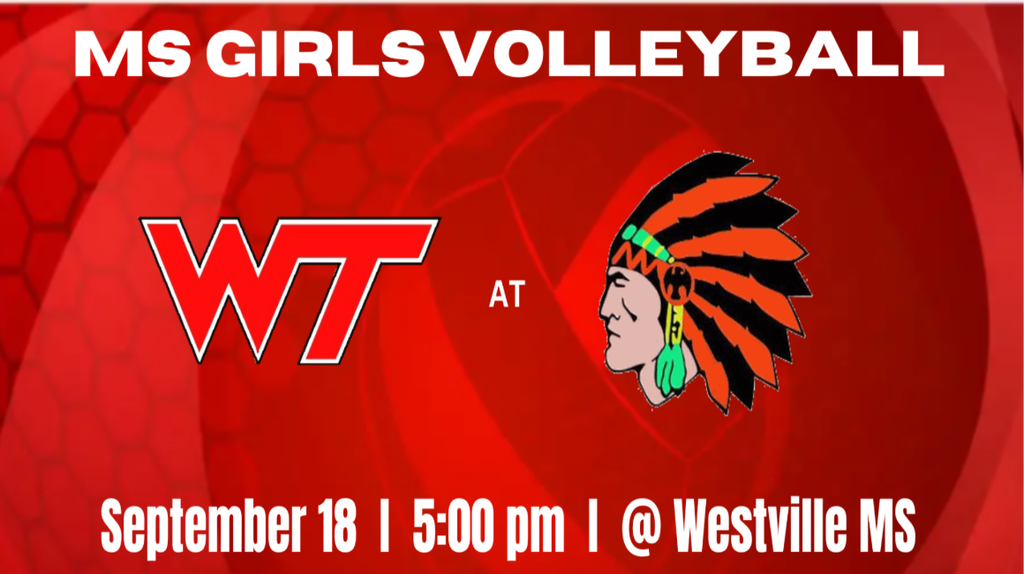 MS Girls Volleyball at Westville