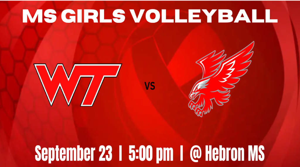 MS Girls Volleyball at Hebron