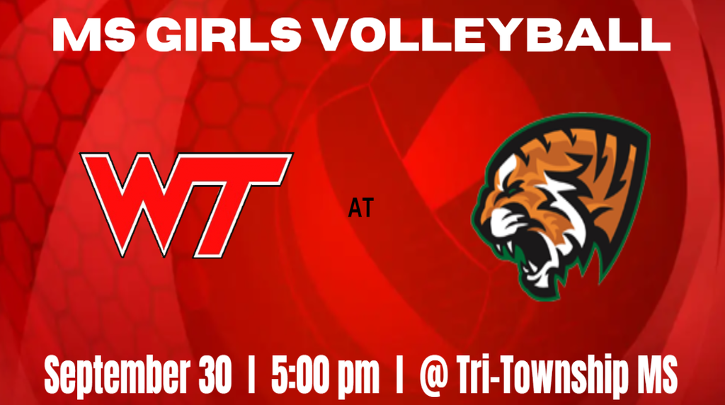 MS Girls Volleyball at Tri-Township