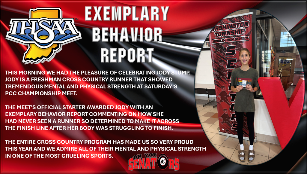 IHSAA EXEMPLARY BEHAVIOR REPORT - JODY STUMP