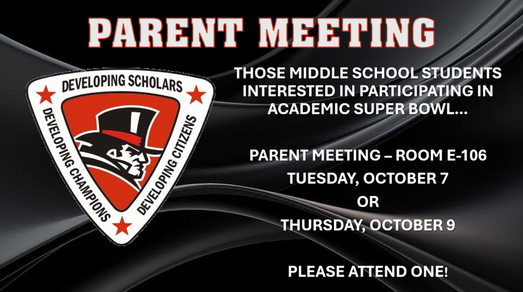 Team Senator Parent Meeting