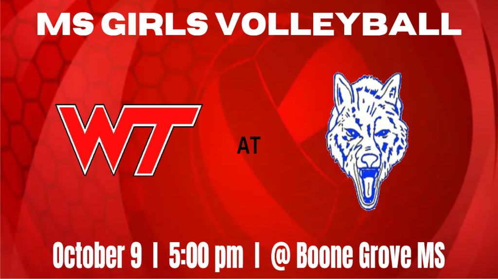 MS Girls Volleyball at Boone Grove