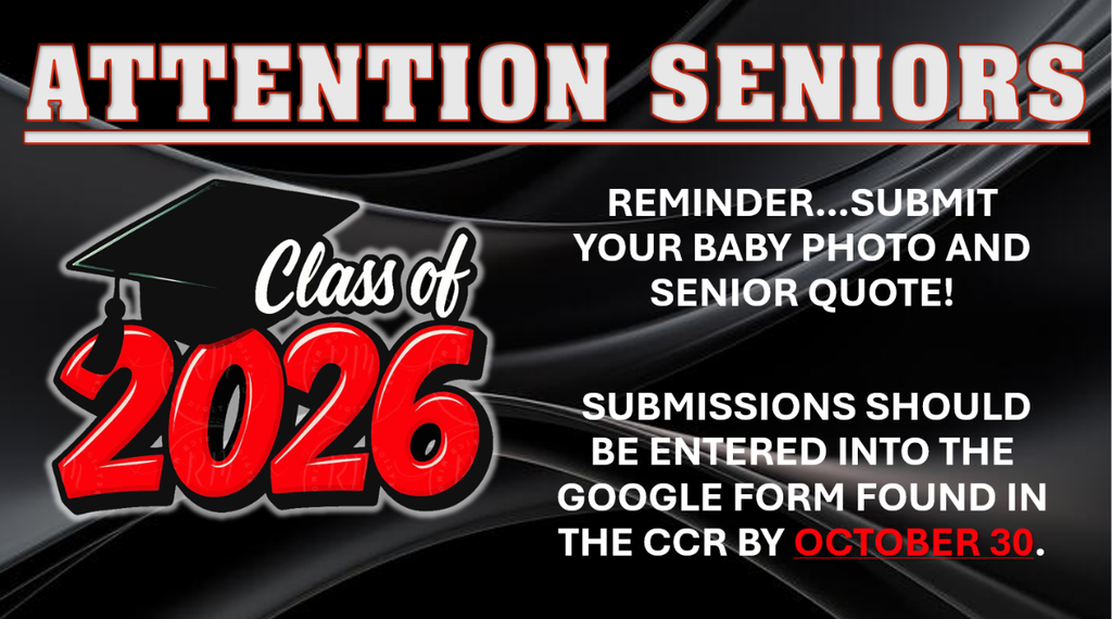 Senior Baby Photo and Quote